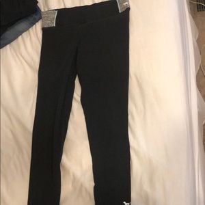 Black, medium, PINK leggings.